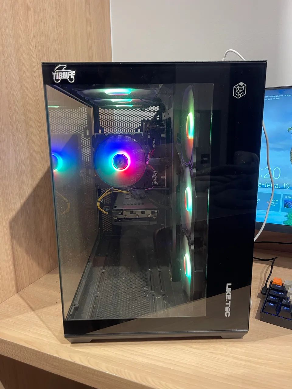 COMPUTADOR GAMER RX6600 RAYZEN 5 5500 - Foto 2