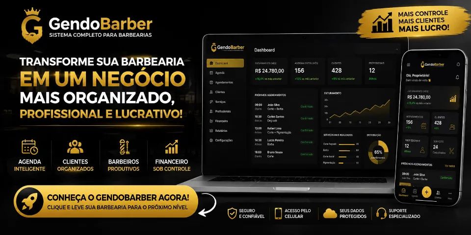 Agenda Para Barbearia - R$15,20 Mês  - Foto 2