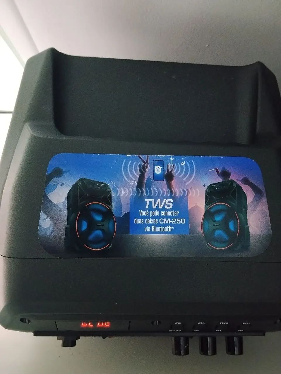 Caixa amplificada Mondial em perfeito estado e funcionando perfeitamente. - Foto 2