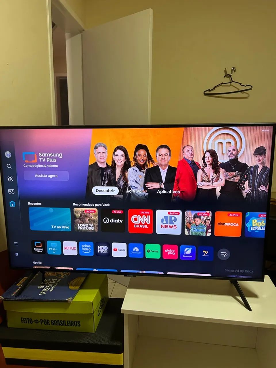 Smart TV Samsung 43? 4K Crystal UHD CU7700