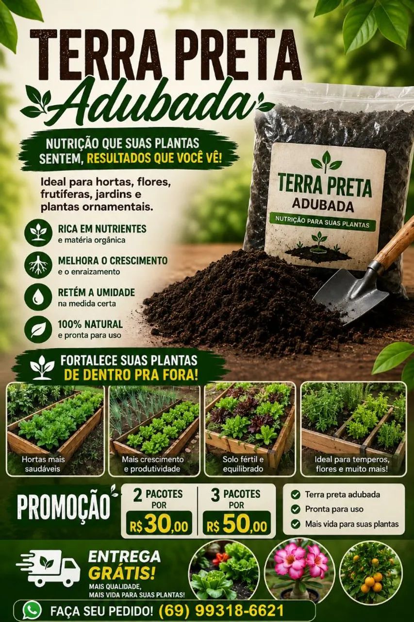 Terra Preta Adubada - Foto 2