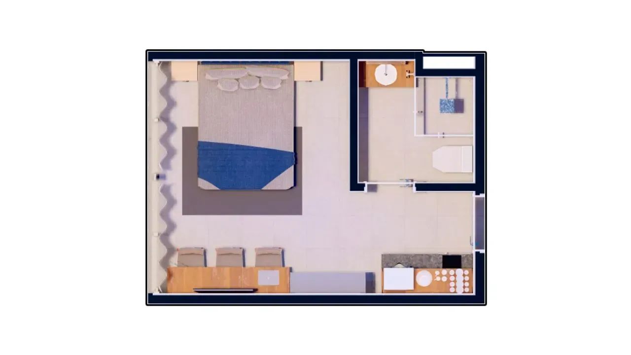 Studio 19 m² JAPARITINGA SPOT - Foto 2