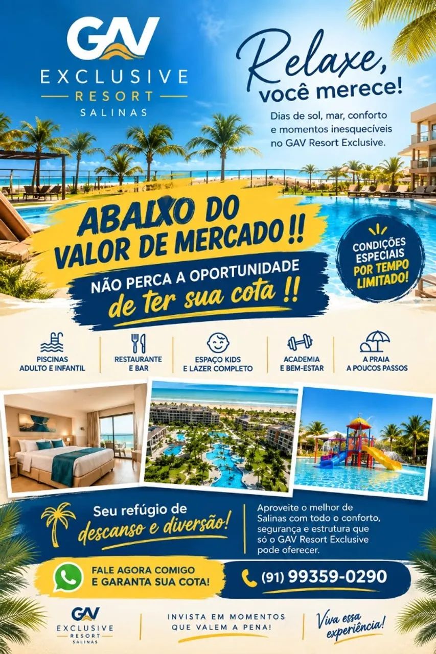 RESORT GAV EXCLUSIVE ( ABAIXO DO VALOR DE MERCADO ) 