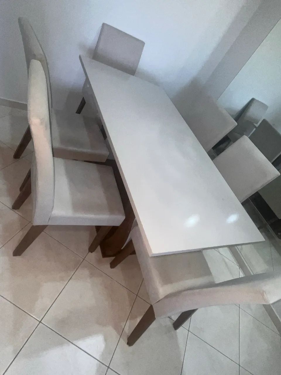 Mesa retangular 6 cadeiras - Foto 2