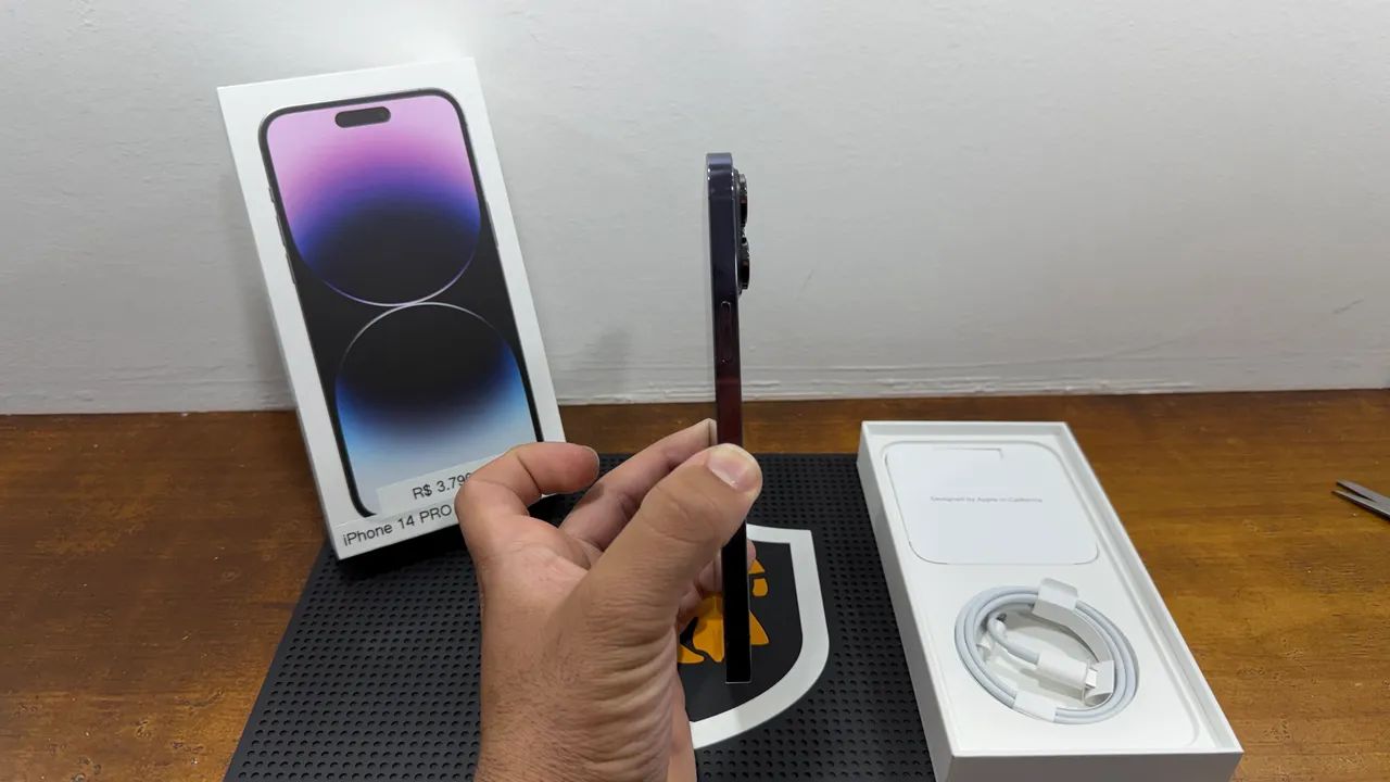 IPhone 14 Pro Max 128GB roxo  - Foto 4