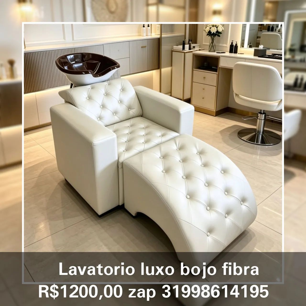 LAVATORIO BOJO FIBRA PRA SALAO