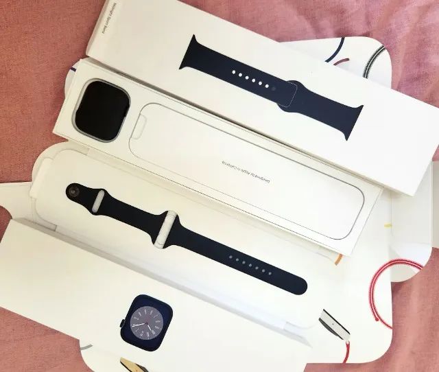 Apple Watch Série 8 45mm 32GB GPS, A prova D'água, Novíss, Caixa, Nota, Garantia - Foto 5