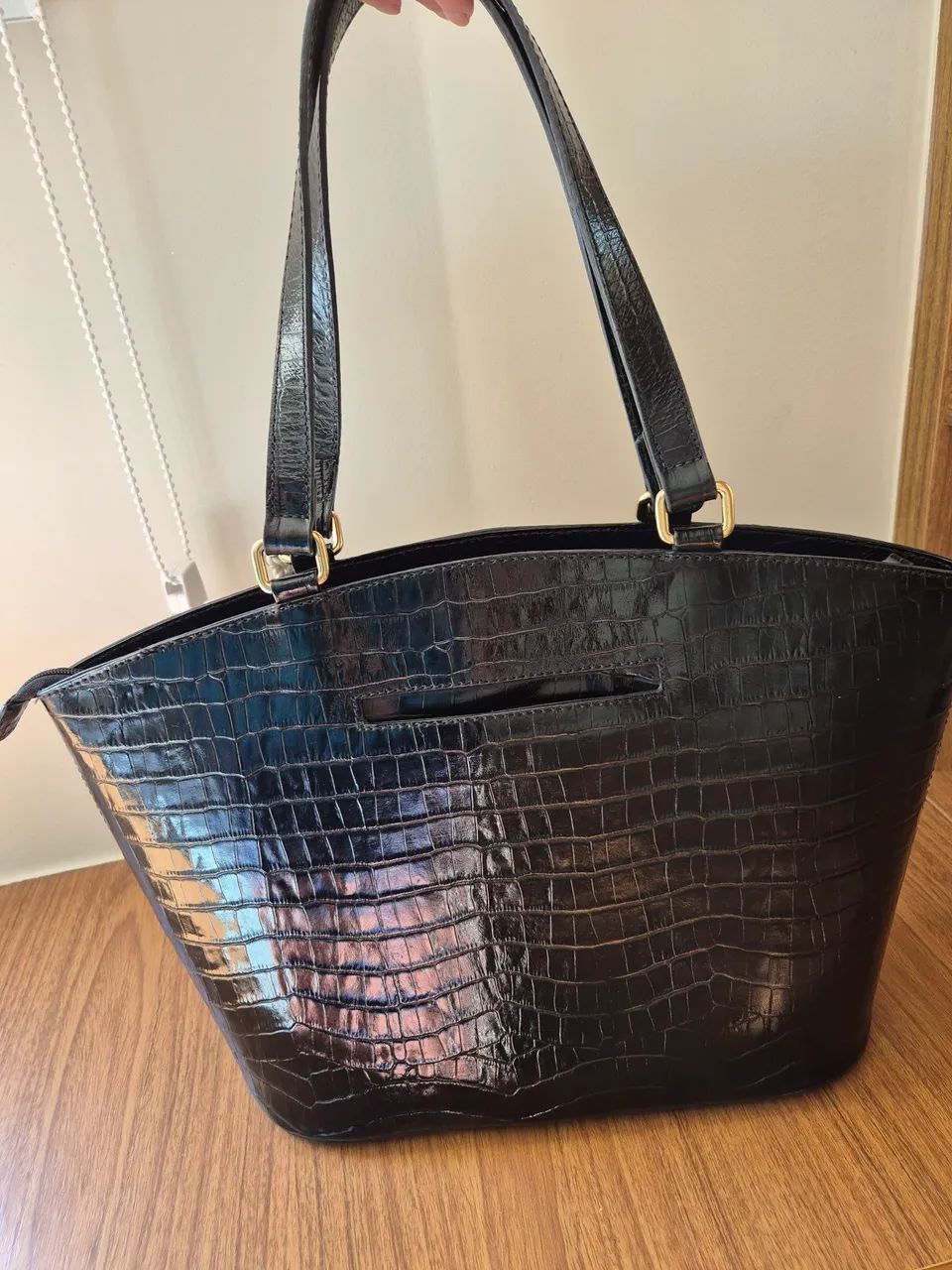Bolsa tote 100% couro - usaflex  - Foto 3