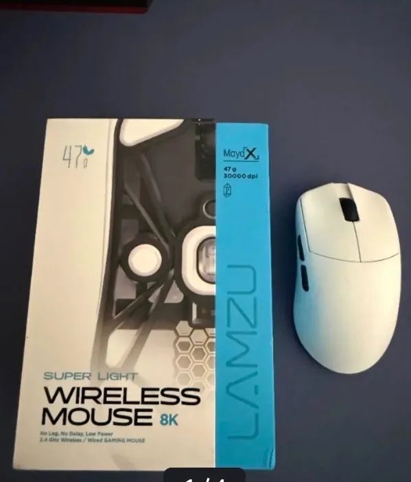 Mouse Gamer Lamzu Maya X 8k branco - Periféricos e Acessórios de
