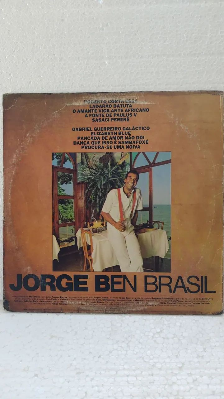 LP Jorge Ben Brasil 1986 - Foto 2