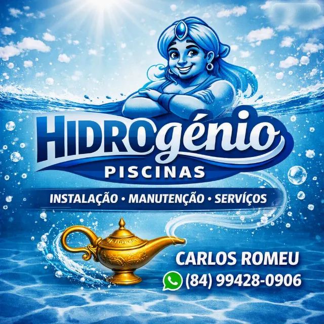 HIDROGÊNIOS PISCINAS! MANUTENÇÃO E SERVIÇOS EM PISCINAS