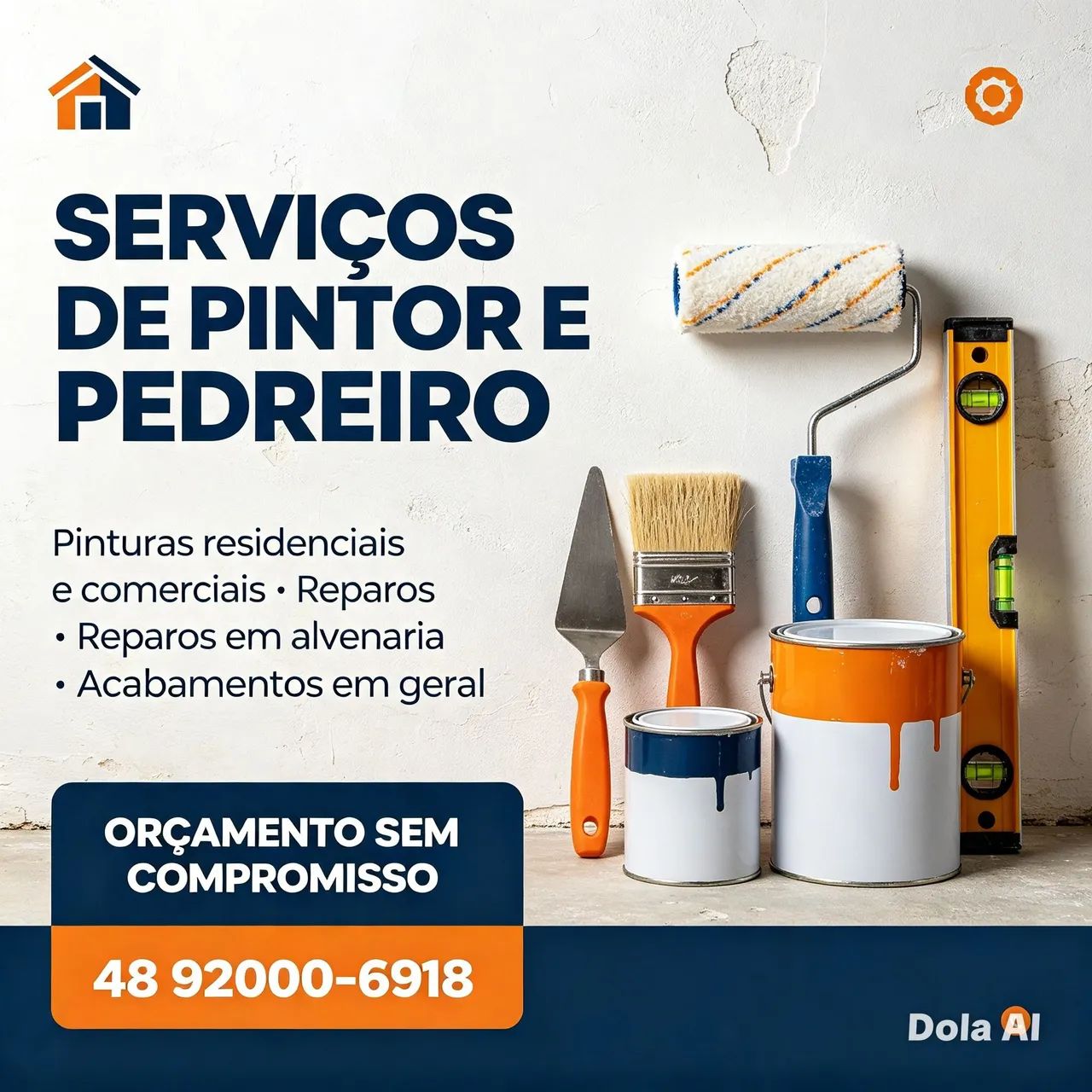 Pedreiro e Pintor Profissional - Pintura, Reboco, Alvenaria - Orçamento - Foto 3