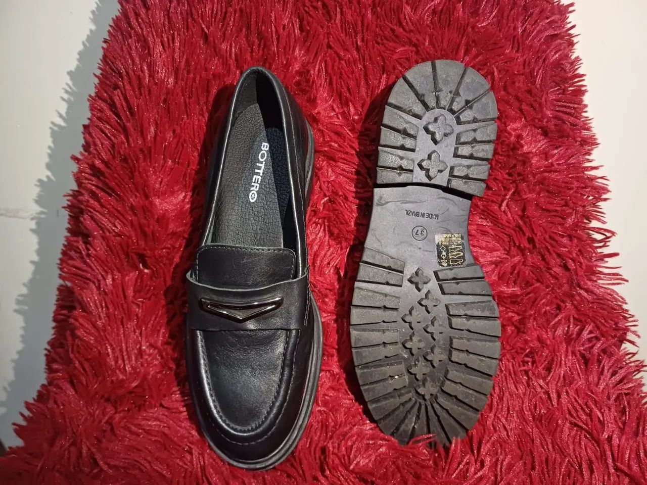 mocassim bottero preto couro 37 - Foto 4