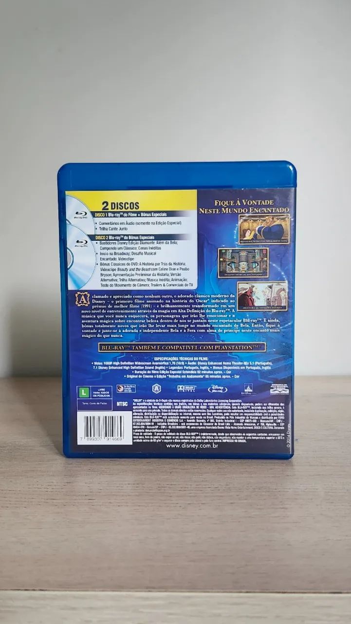 A Bela E A Fera Edição Diamante [Blu-ray] Duplo - Foto 4