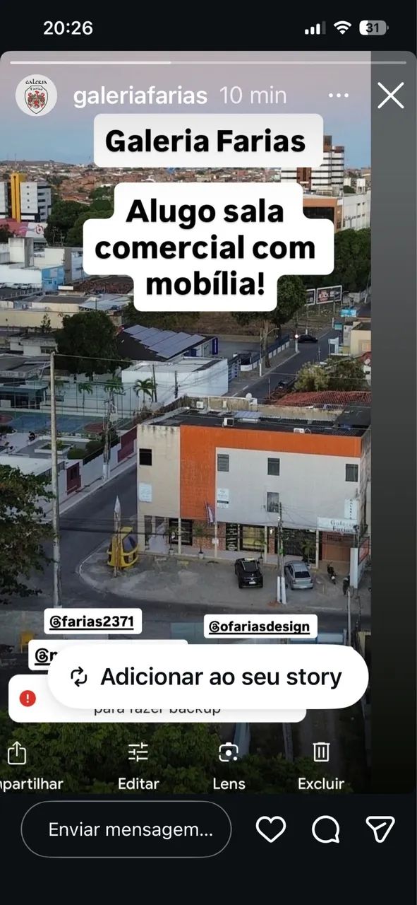 Alugo salas comerciais para escritório 
