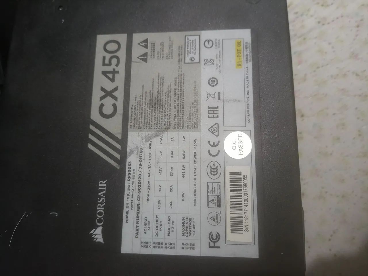 Fonte Corsair CX450 - Foto 3