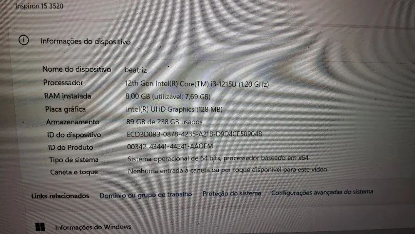 Notebook Dell 256 ssd 8 ram - Foto 4