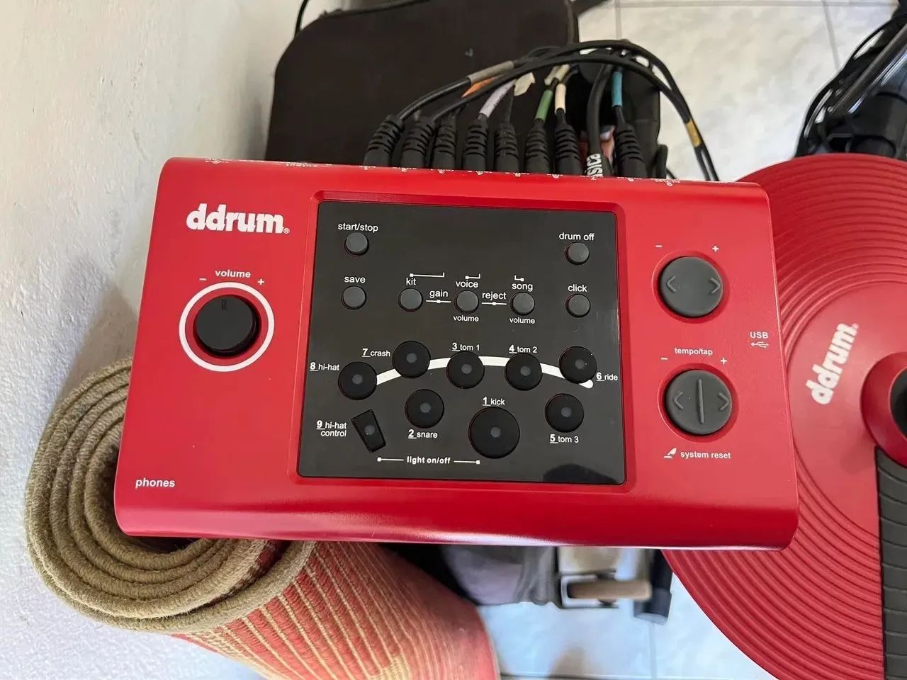 Bateria eletrônica Ddrum DD1 completa . - Foto 3