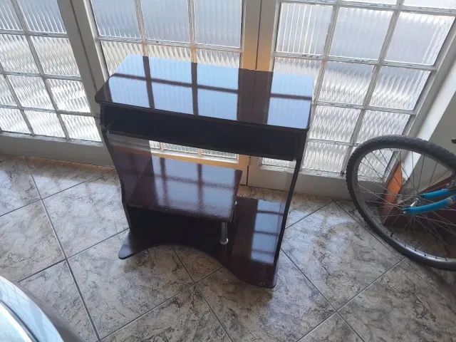 Escrivaninha de madeira Marrom - Foto 4
