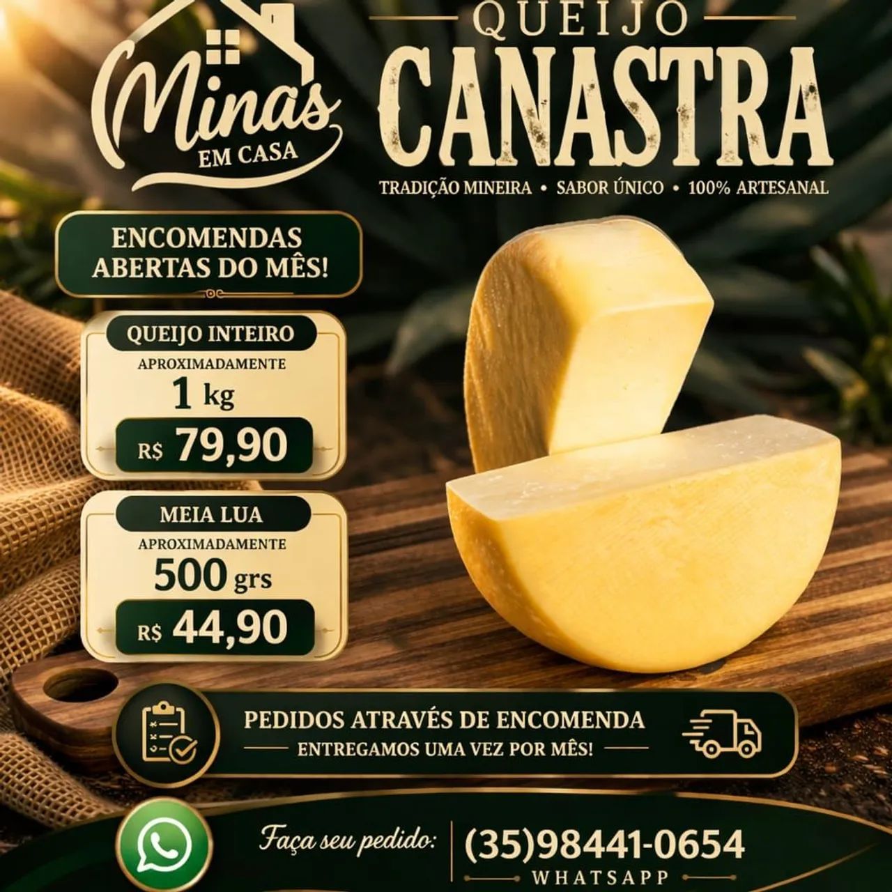 Café Do Sul de Minas e Queijo Meia Cura Canastra - Foto 2