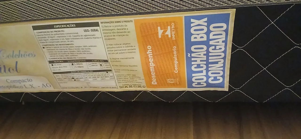Vendo Cama Box (base+ Colchão) - Foto 4