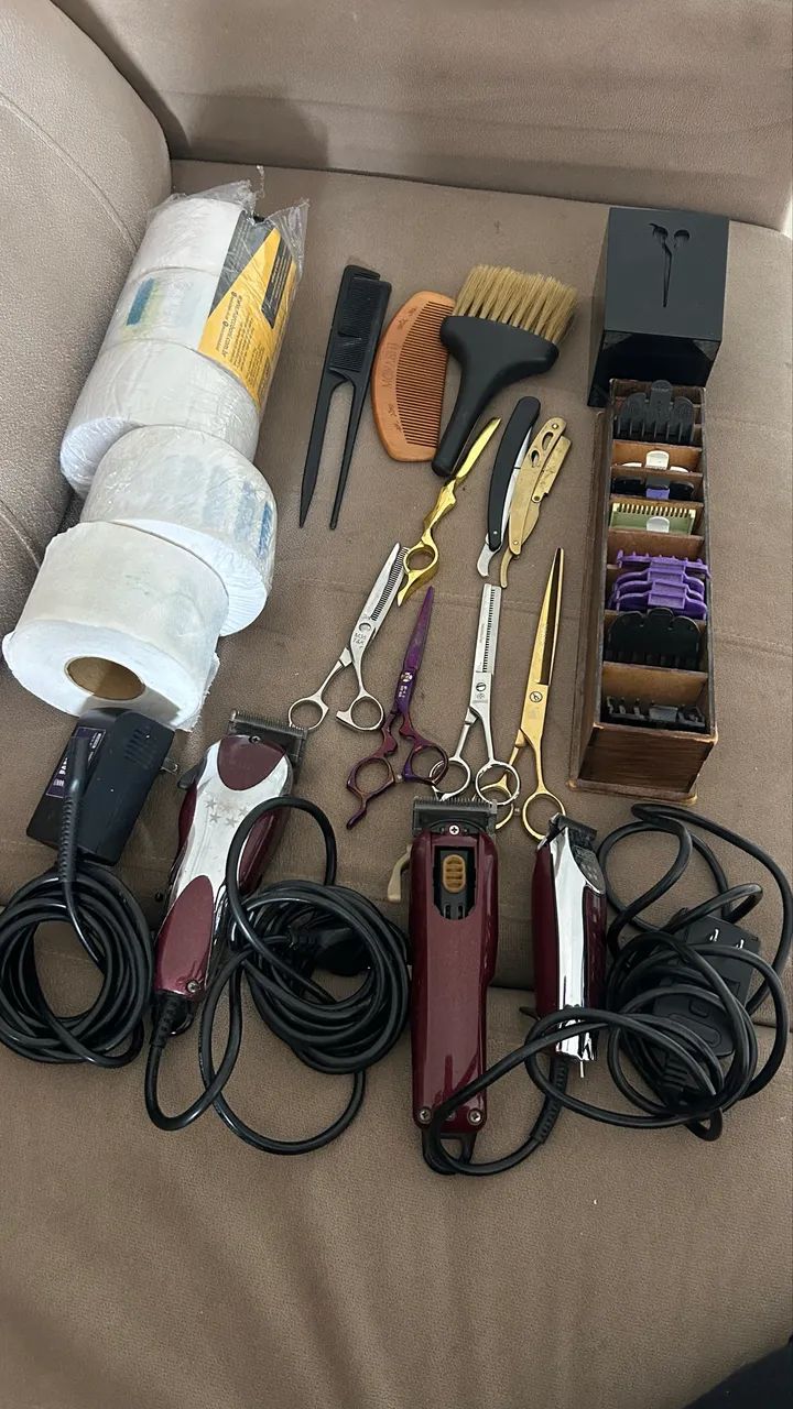 Kit barbeiro completo  - Foto 5