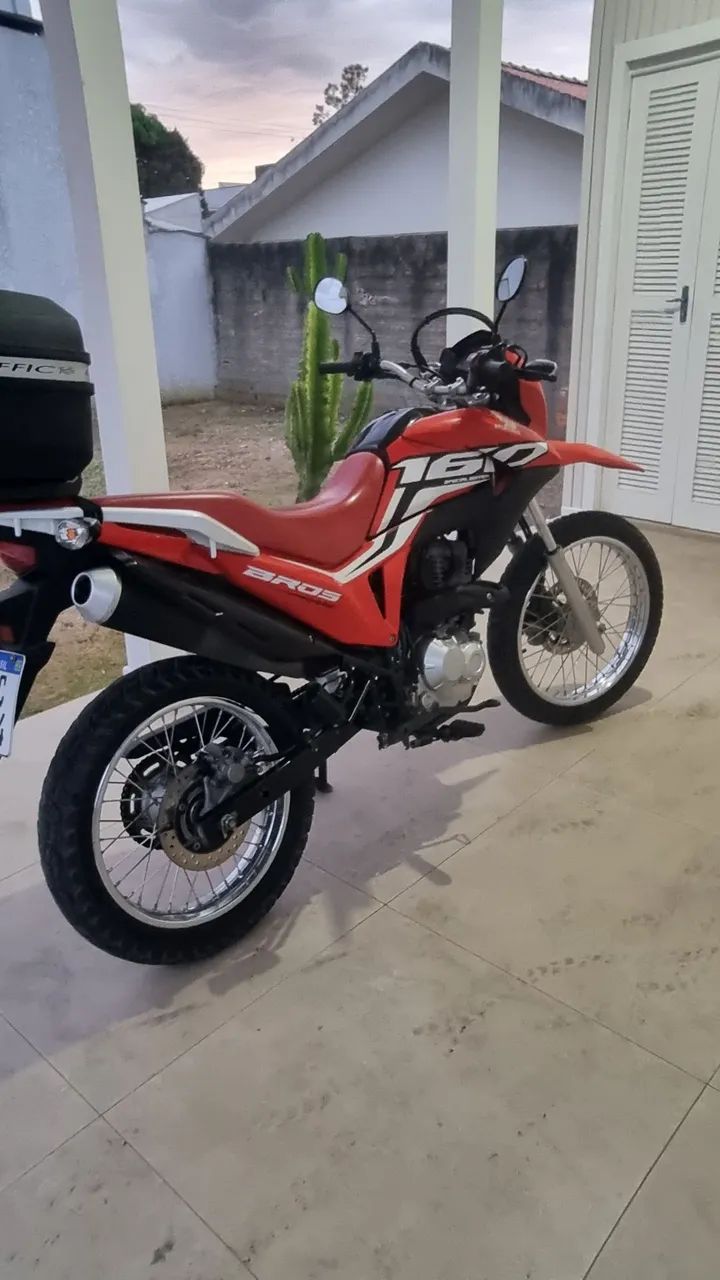 Vendo ou troco Bros 160cc 2021.  - Foto 5