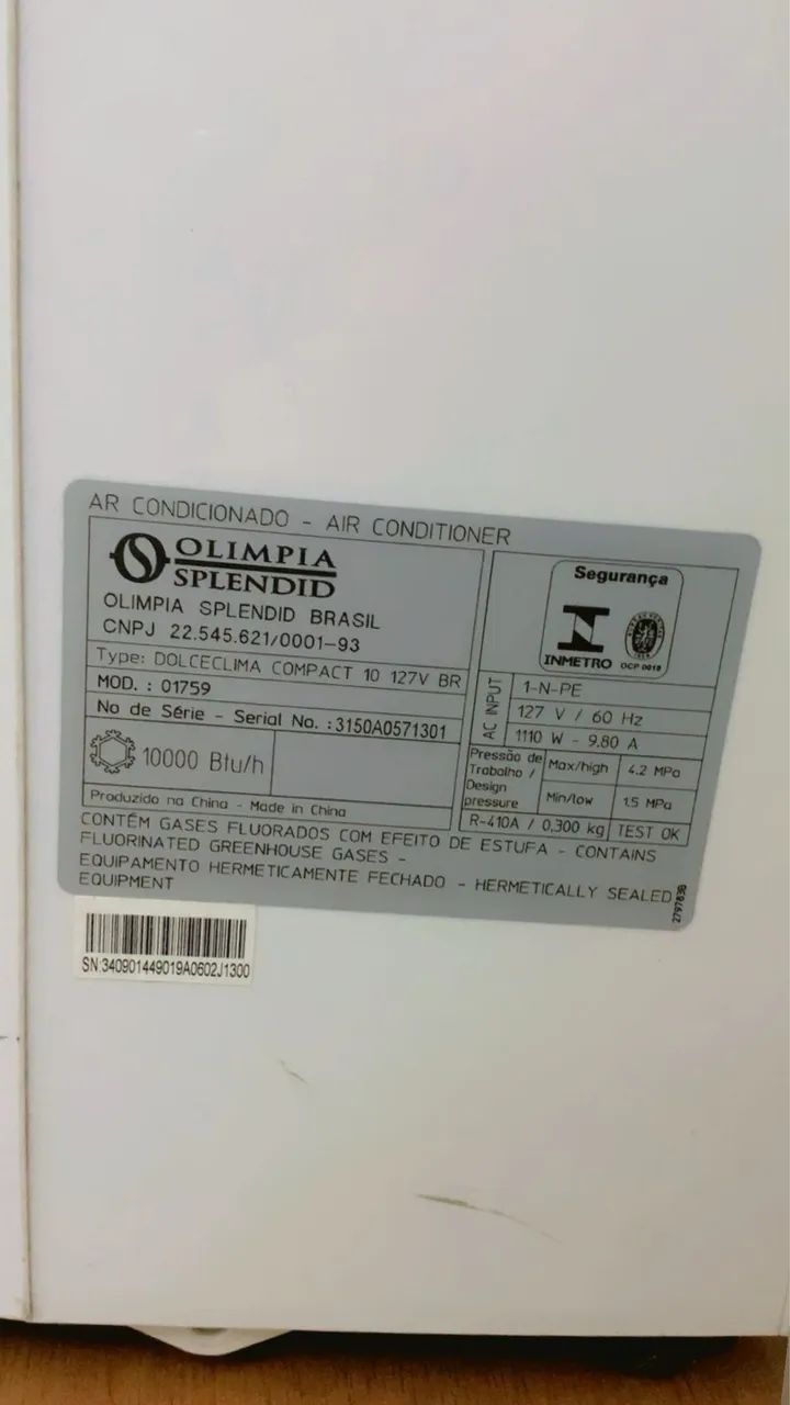 Ar Condicionado DOLCECLIMA Compact 10 - Foto 4