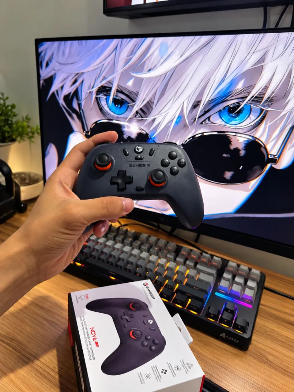Controle GameSir Nova Lite - Hall Effect | PC, Switch, Android e iOS