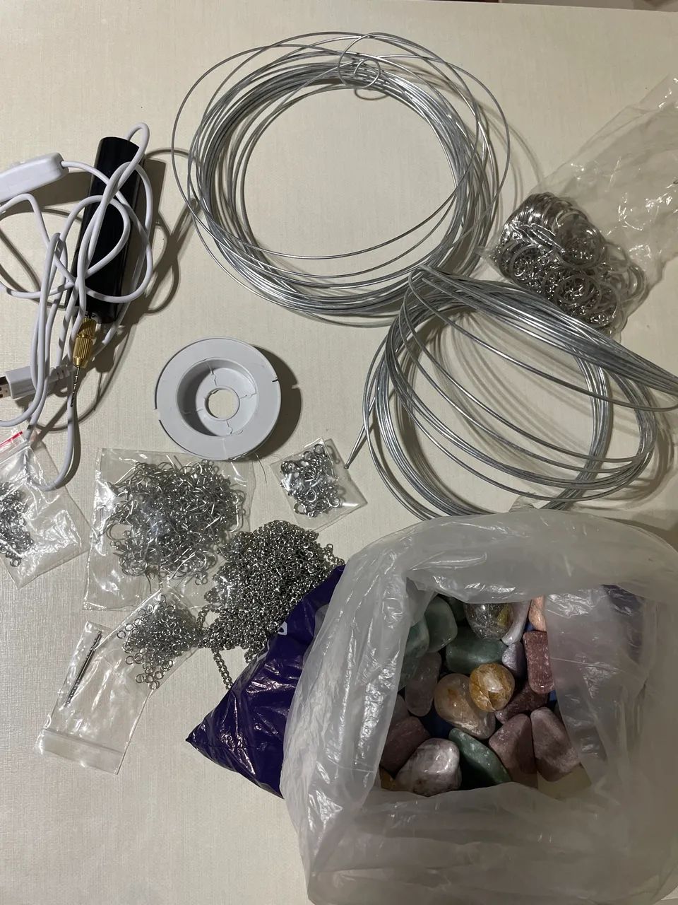 kit para artesanato com arame 