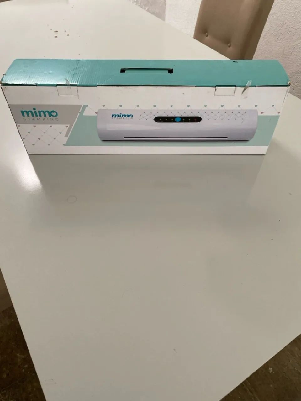 Mimo Stamping 3 - maquina plastificadora e aplicadora de efeitos metalizados 