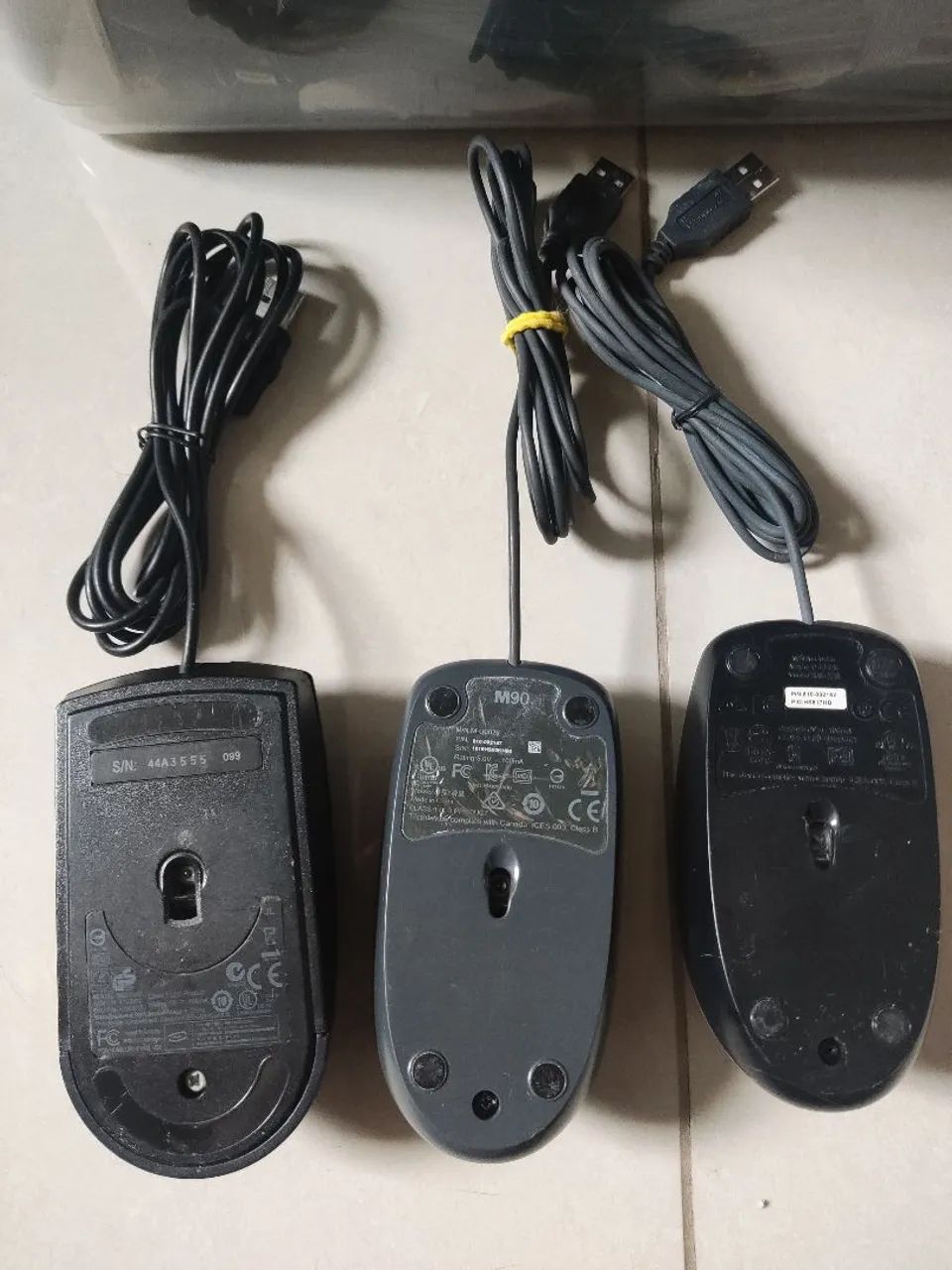 Kit três mouse com fio - Foto 2