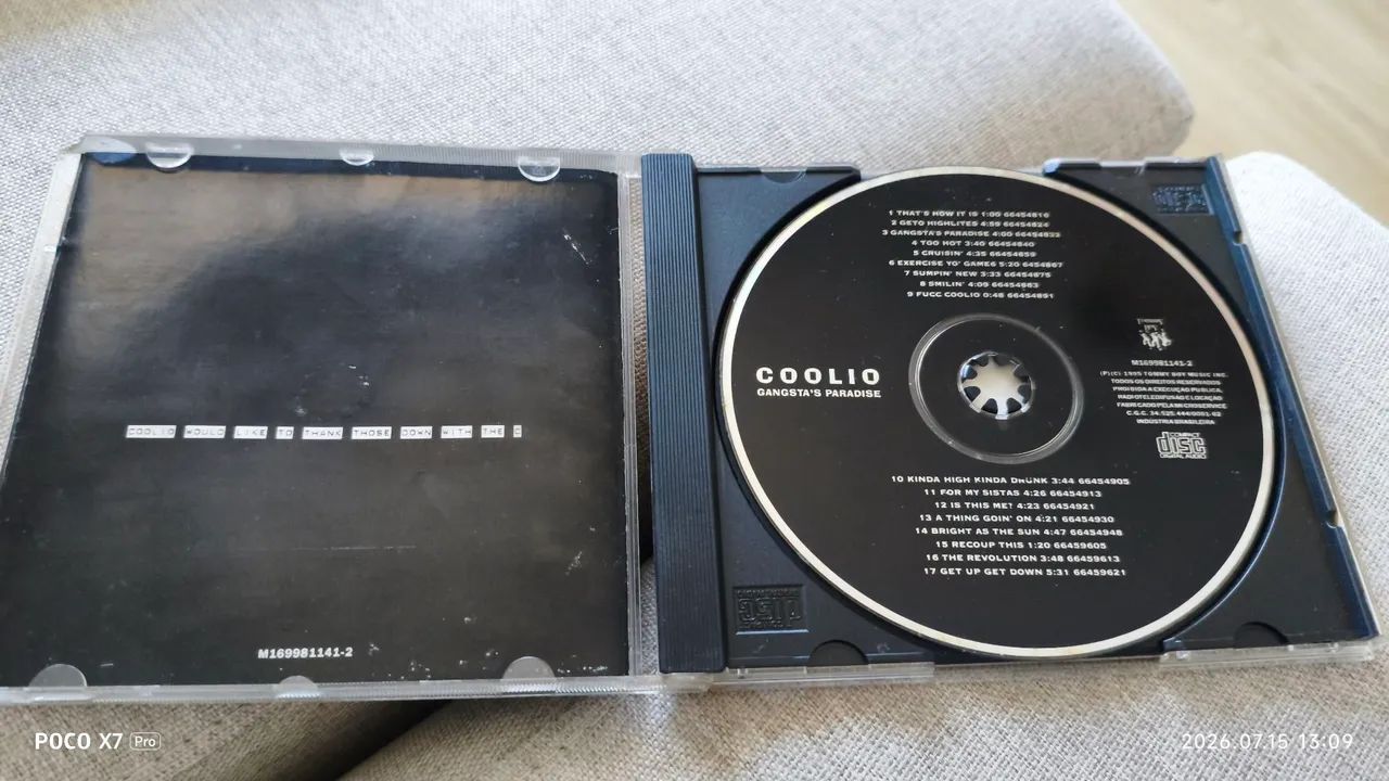 CD COOLIO - GANGSTA'S  PARADISE - Foto 3