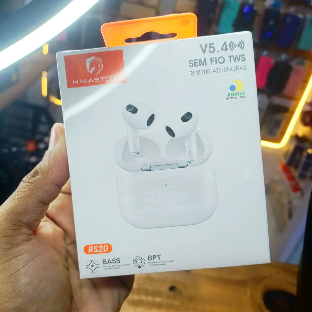 Fone de Ouvido Bluetooth H'Maston Original 