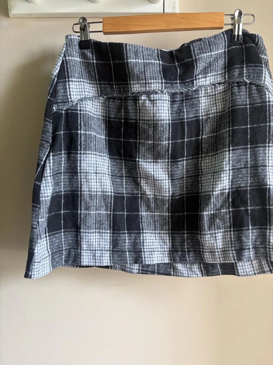 Saia Xadrez - Preto e Branco  - Foto 5