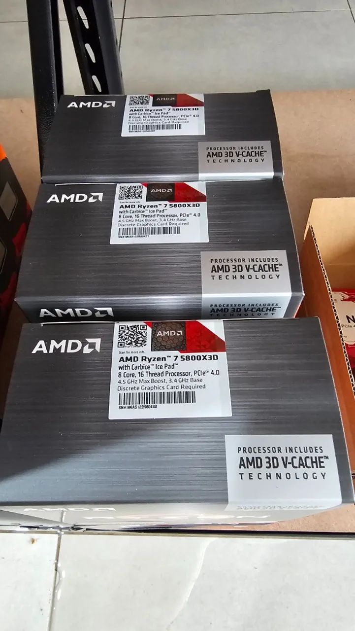 Processador AMD Ryzen 7 5800X3D 10th Anniversary Edition - LOJA