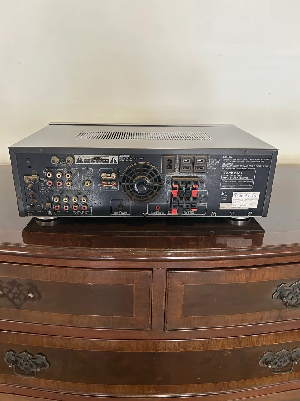 Aparelho de Som Technics + 2 Caixas de Som Bravox - Foto 3