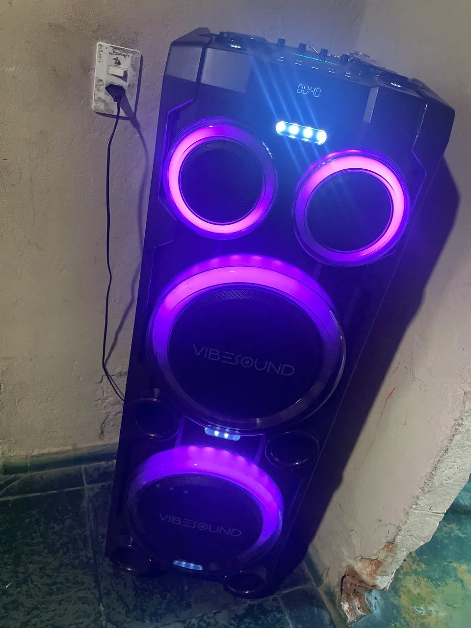 Vende-se caixa de som torre vibe sound v12 tower 2500w pt vs007 