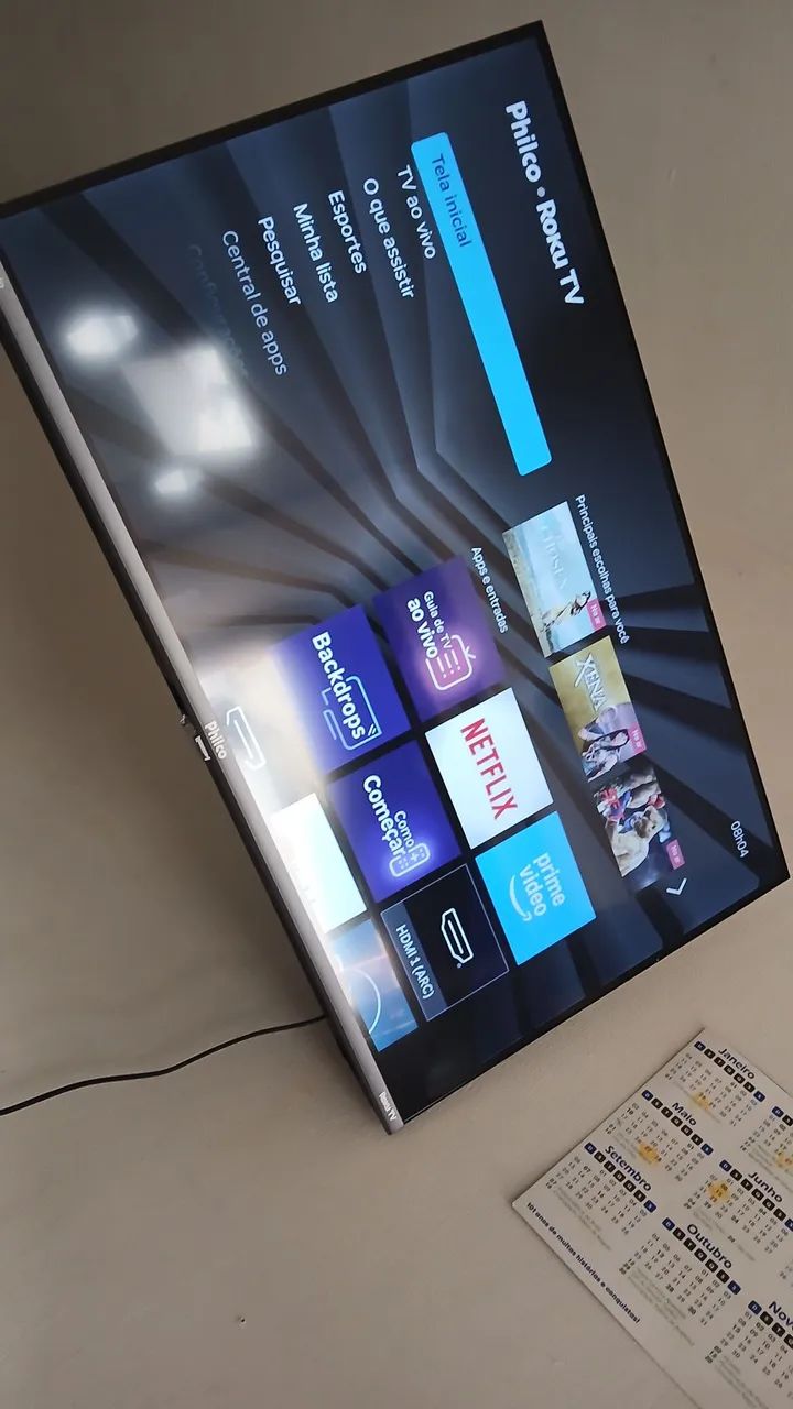 Smart tv plilco roku 32 polegadas - Foto 3