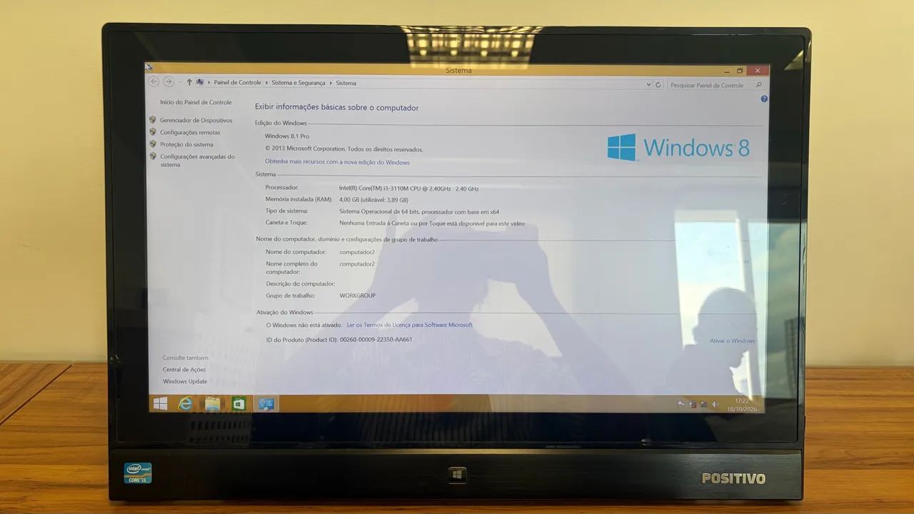Vendo All-in-One Positivo funcionando perfeitamente  - Foto 2