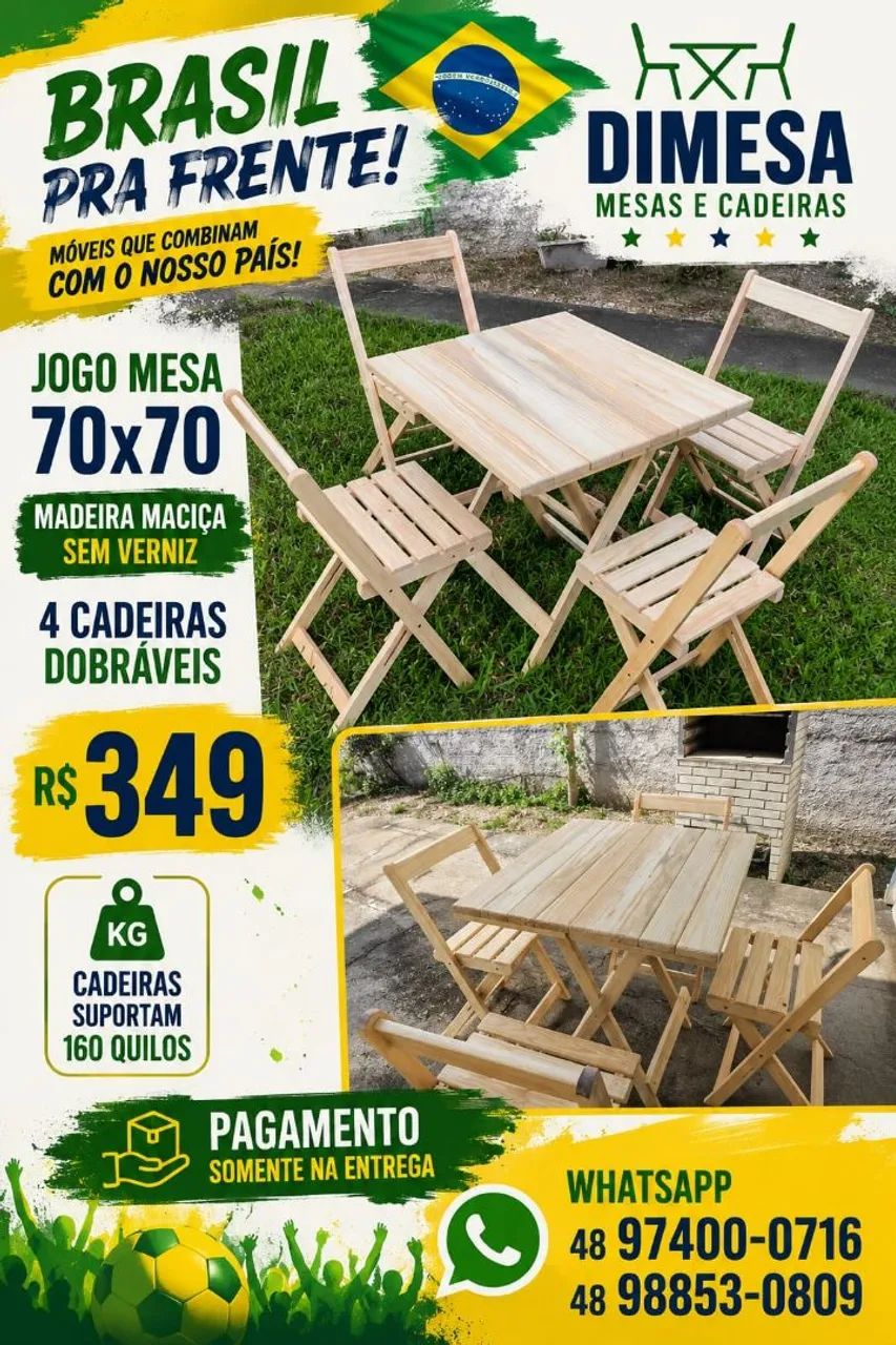 Renove seu ambiente com as mesas e cadeiras da dimesa distribuidora de mesas e cadeiras 