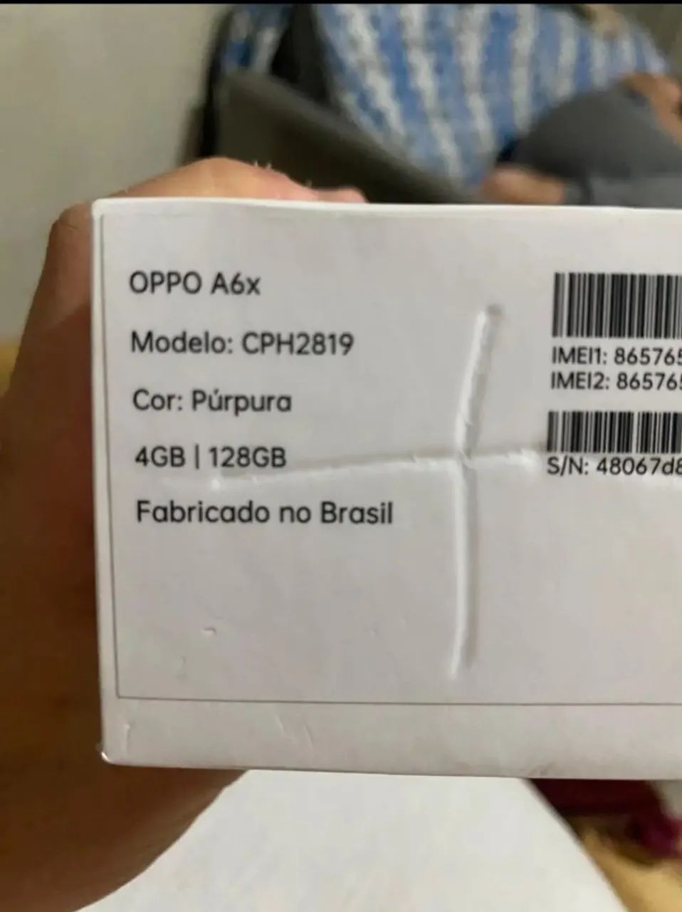 Vende-se celular OPPO A6X 