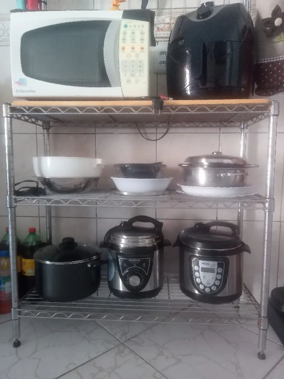 Estante Aramada Multiuso Cromada - Usada  - Foto 2