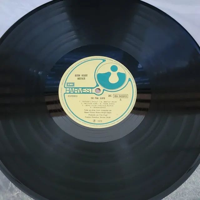 lp vinil pink floyd atom heart mother 1987 - Foto 4
