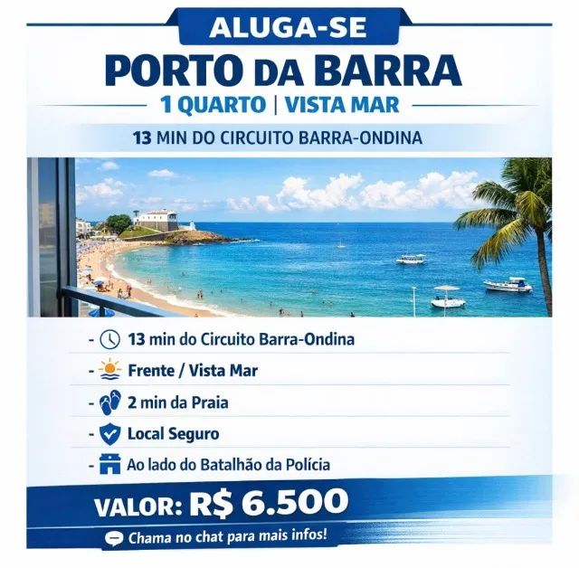 Apartamento para Carnaval - Barra, Salvador