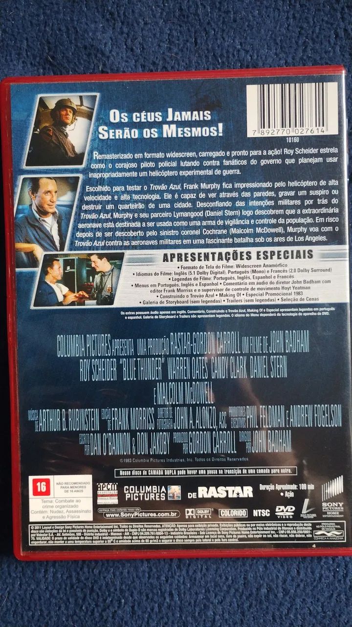 DVD Trovão Azul  - Foto 2