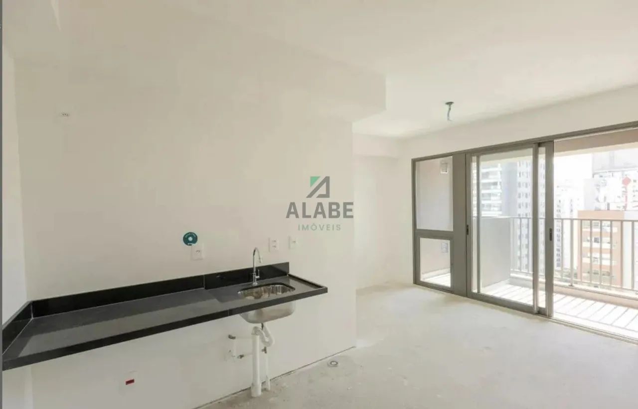 Studio de 30m2, com vista linda e sol da manhã no Brooklin - Foto 3