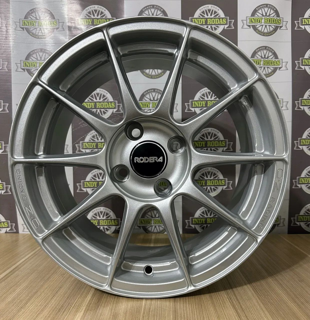Roda Rodera Ozr Aro 15 tala 7 4x100 Racing, Leve, Arrancada