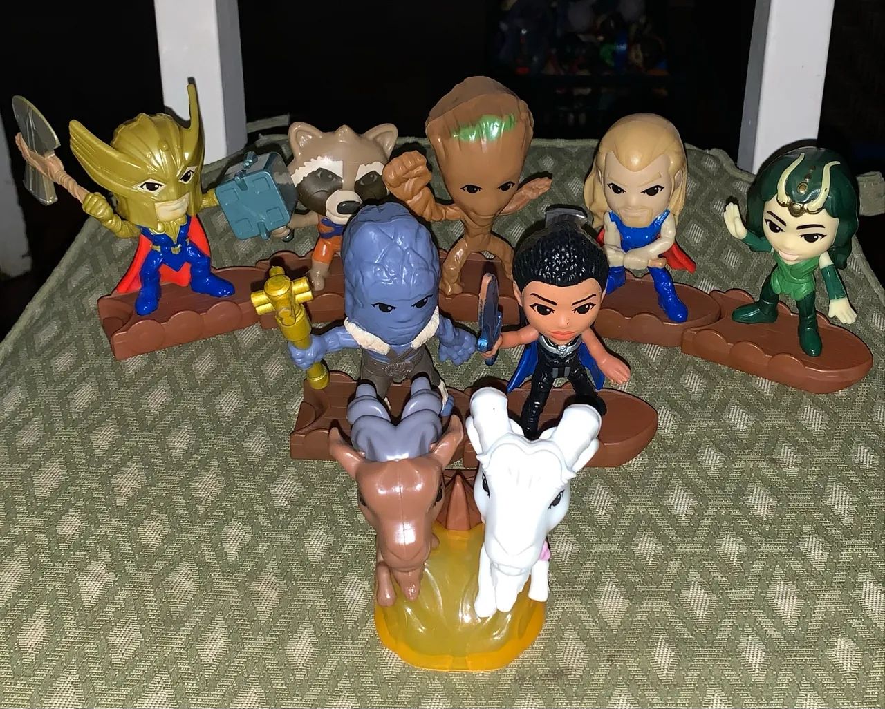 8 figuras filme Thor Amor e Trovão Marvel Mc Donalds - Foto 2
