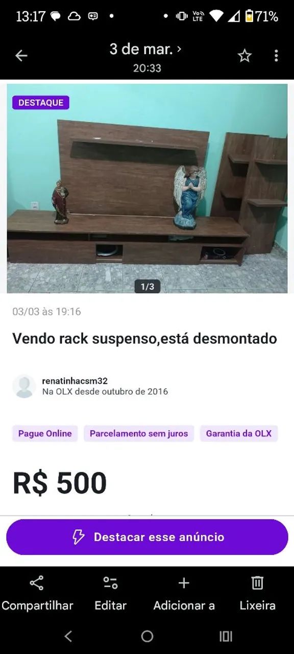 Rack suspenso  - Foto 2